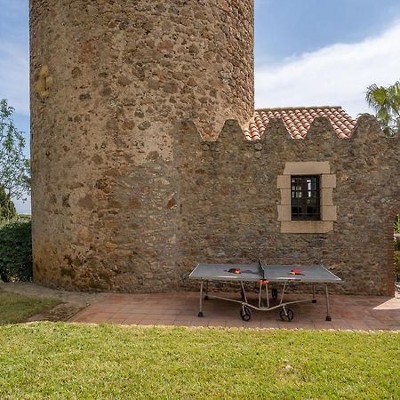 Villa Castillo Can Xirau, Propiedad Exclusiva Con Piscina & Aircon Santa Susanna Exterior foto